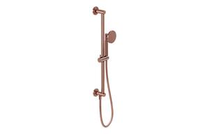 VitrA Origin Classic Hand Shower w/Slide Rail & Wall Outlet - Soft Copper